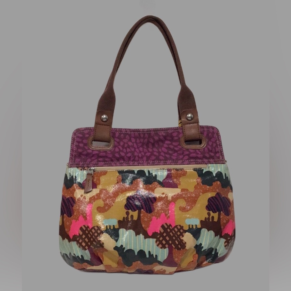 Fossil Key-Per Large Shoulder Bag With Matching W… - image 3